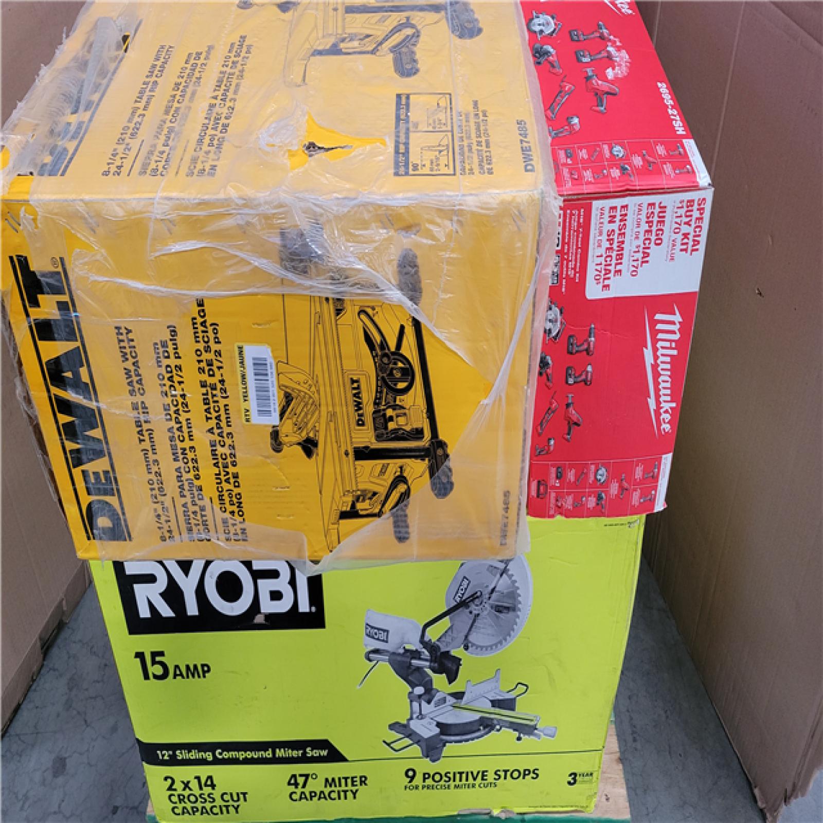 CALIFORNIA AS-IS TOOL PALLET