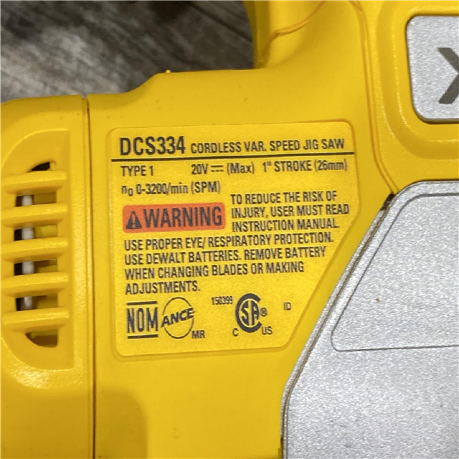 AS-IS DEWALT 20V MAX XR Cordless Brushless Jigsaw (Tool Only)