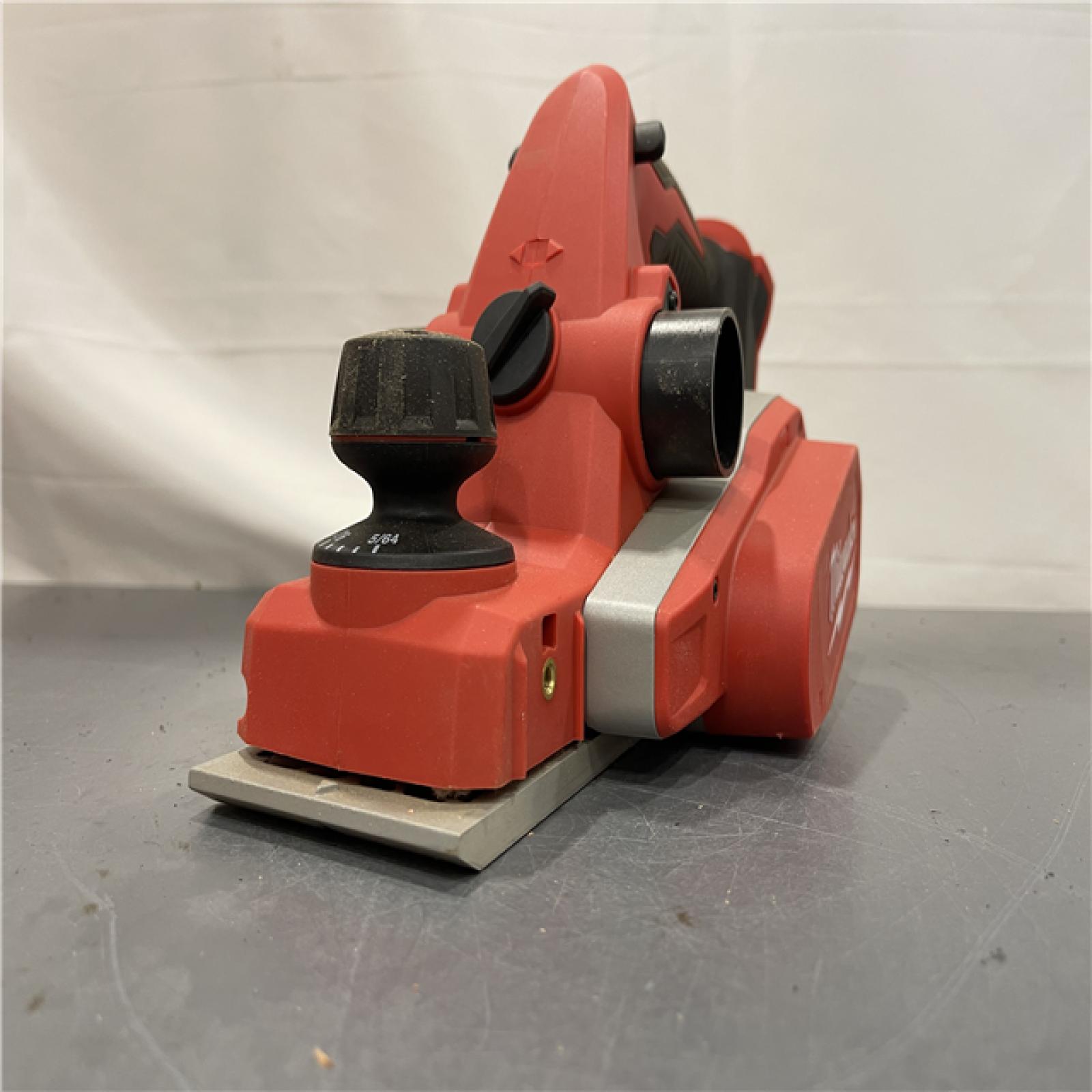 AS-IS - Milwaukee M18 18-Volt Lithium-Ion Cordless 3-1/4 in. Planer (Tool-Only)