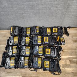 HOUSTON LOCATION - AS-IS DEWALT BATTERY CHARGER PACK QTY - 18
