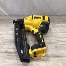 AS-IS DEWALT 20V MAX XR 16-Gauge Electric Cordless Angled Finishing Nailer Kit