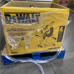 As-Is- DEWALT 15 Amp Corded 12 in. Double Bevel Sliding Compound Miter Saw