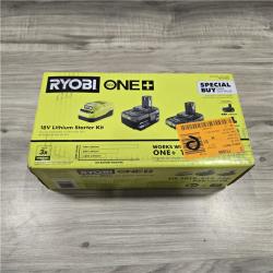 NEW! - Ryobi ONE+ 18V Li-Ion Starter Kit