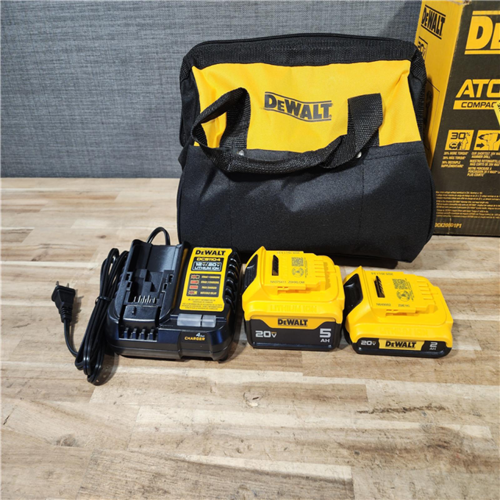 HOUSTON LOCATION - AS-IS DEWALT ATOMIC 20V MAX Lithium-Ion Cordless 2-Tool Combo Kit