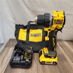 AS-IS- DEWALT ATOMIC COMPACT SERIES 20V MAX* Brushless Cordless 1/2 Drill/Driver Kit