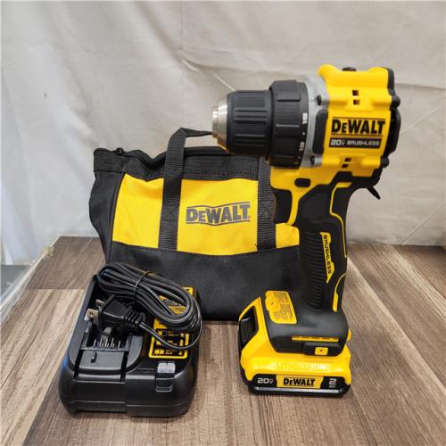 AS-IS- DEWALT ATOMIC COMPACT SERIES 20V MAX* Brushless Cordless 1/2 Drill/Driver Kit