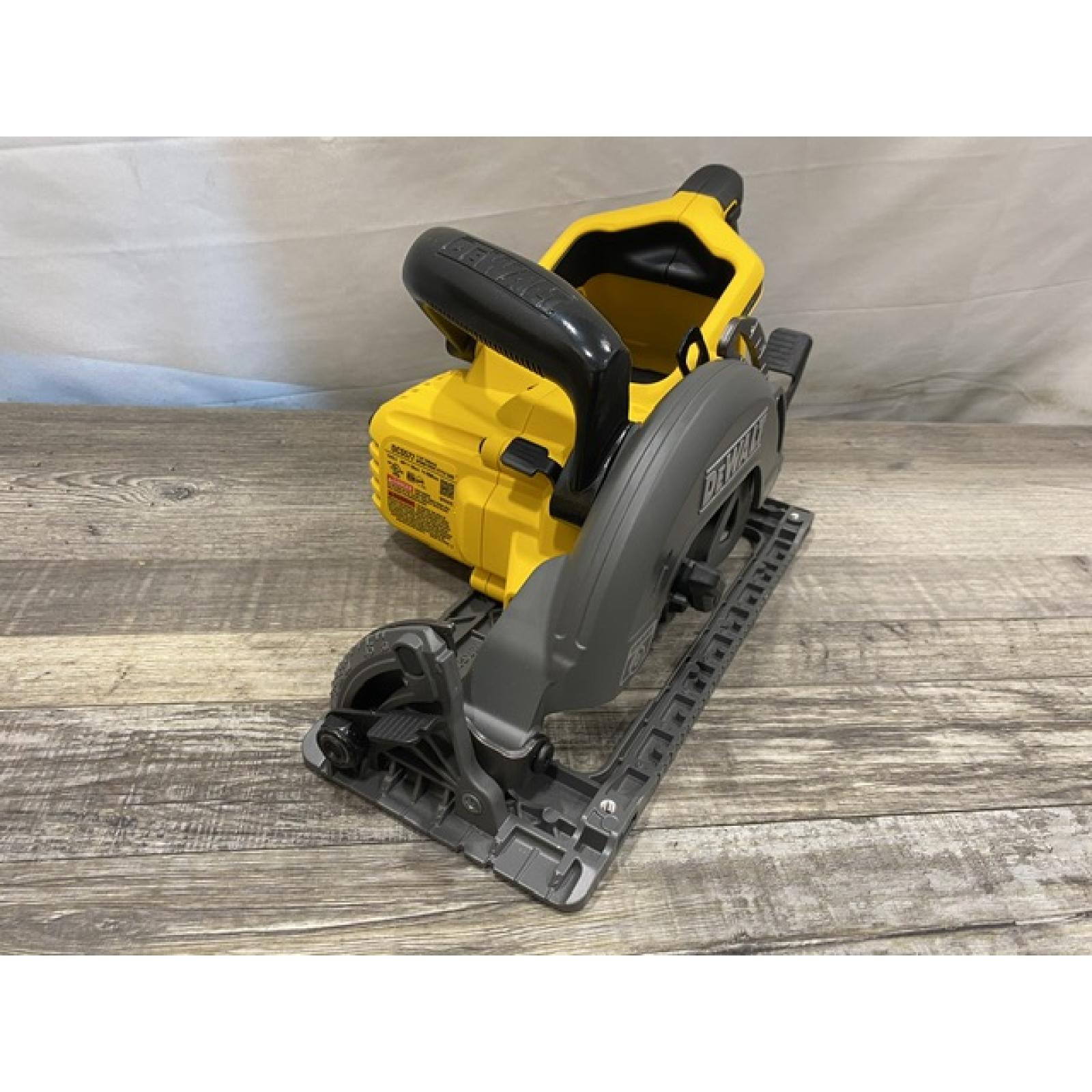 AS-IS DEWALT FLEXVOLT 60V MAX Cordless Brushless 7-1/4 in. Wormdrive Style Circular Saw (Tool Only)