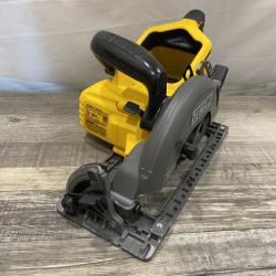 AS-IS DEWALT FLEXVOLT 60V MAX Cordless Brushless 7-1/4 in. Wormdrive Style Circular Saw (Tool Only)