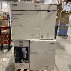 DALLAS LOCATION - KOHLER Highline Arc 12 in. Rough In 1-Piece 1.28 GFP Single Flush Elongated Chair Height Toilet in White with Soft Close Seat - 6 UNITS