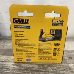 NEW - DEWALT 20V MAX XR POWERSTACK Lithium-Ion Battery Starter Kit with 5.0Ah Battery and Charger