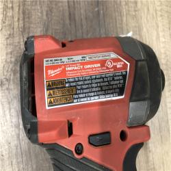 AS-IS Milwaukee FUEL 18V Lithium-Ion Brushless Cordless 1/4 in. Hex Impact Driver (Tool-Only)