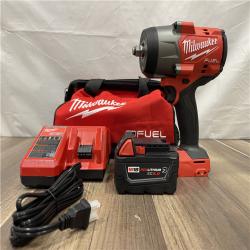 AS-IS Milwaukee FUEL 18V Lithium-Ion Brushless Cordless 1/2 in. Impact Wrench w/Friction Ring Kit