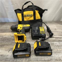 AS-IS DEWALT 20V MAX Cordless 1/2 in. Drill/Driver Kit