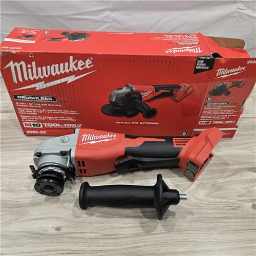AS-IS Milwaukee 2686-20 18V Cordless 4.5 /5  Grinder W/ Paddle Switch (Tool Only)