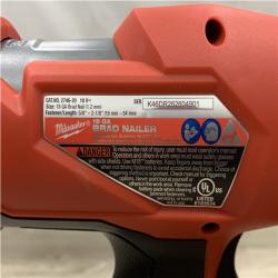 AS-IS Milwaukee FUEL 18-Volt Lithium-Ion Brushless Cordless Gen II 18-Gauge Brad Nailer (Tool-Only)
