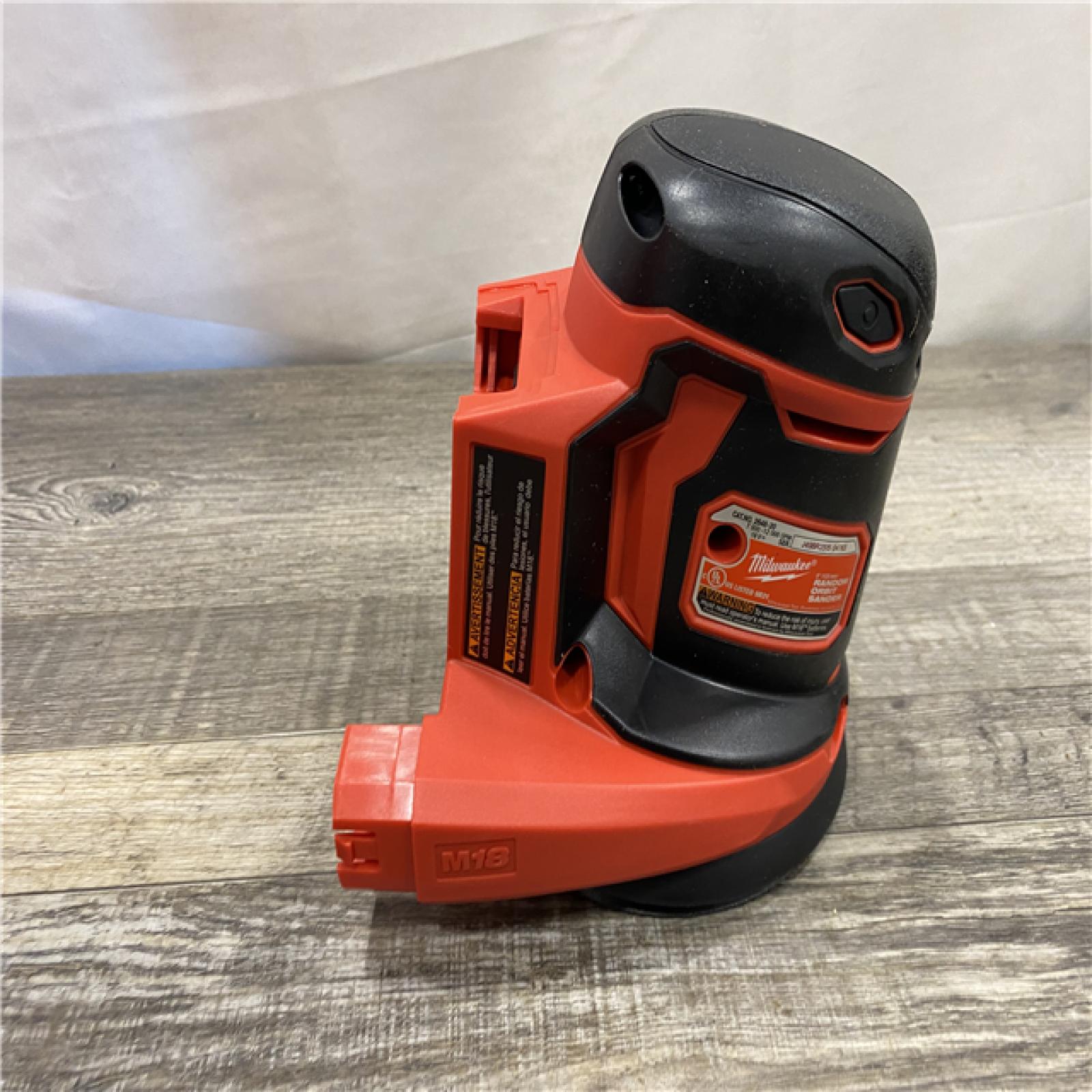 AS-IS Milwaukee 18V Lithium-Ion Cordless 5 in. Random Orbit Sander (Tool-Only)