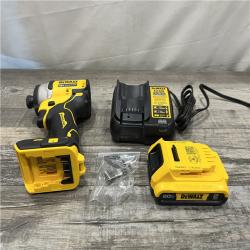 AS-IS DEWALT Atomic 20V Max Lithium-Ion Brushless Cordless Compact 1/4 in. Impact Driver Kit