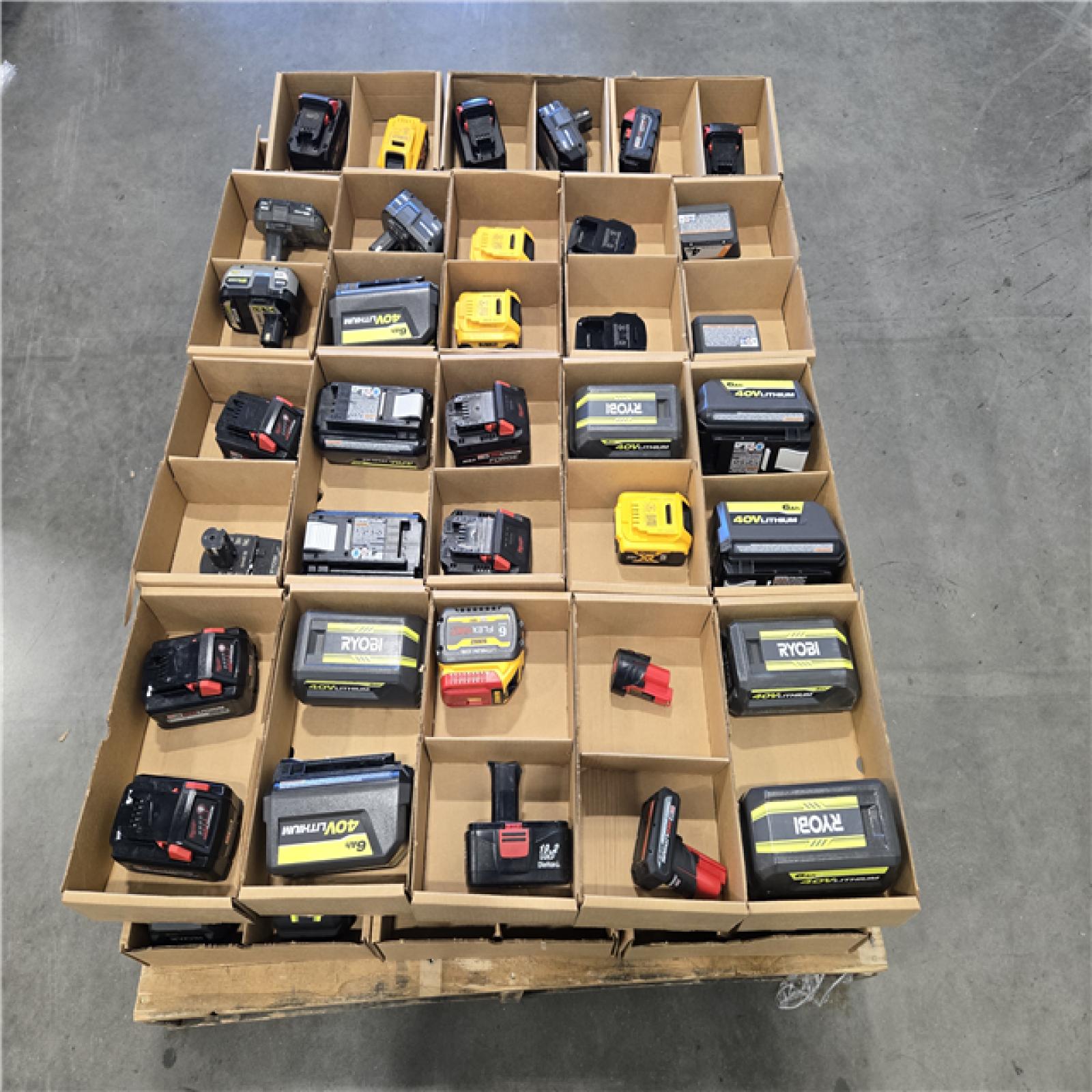 DALLAS LOCATION- AS-IS BATTERY PALLET