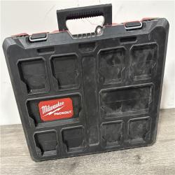 CALIFORNIA AS-IS Milwaukee Packout box w/ (6) NPT Forged Aluminum Die Heads