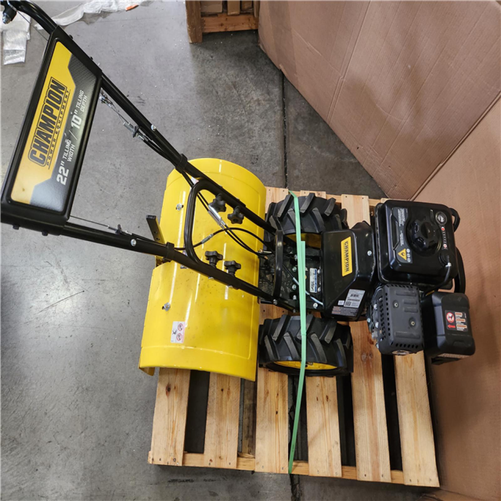 Phoenix NEW Champion Power Equipment 22 in. Counter Rotating Gas Rear Tine Tiller with Self-Propelled Agricultural Tires