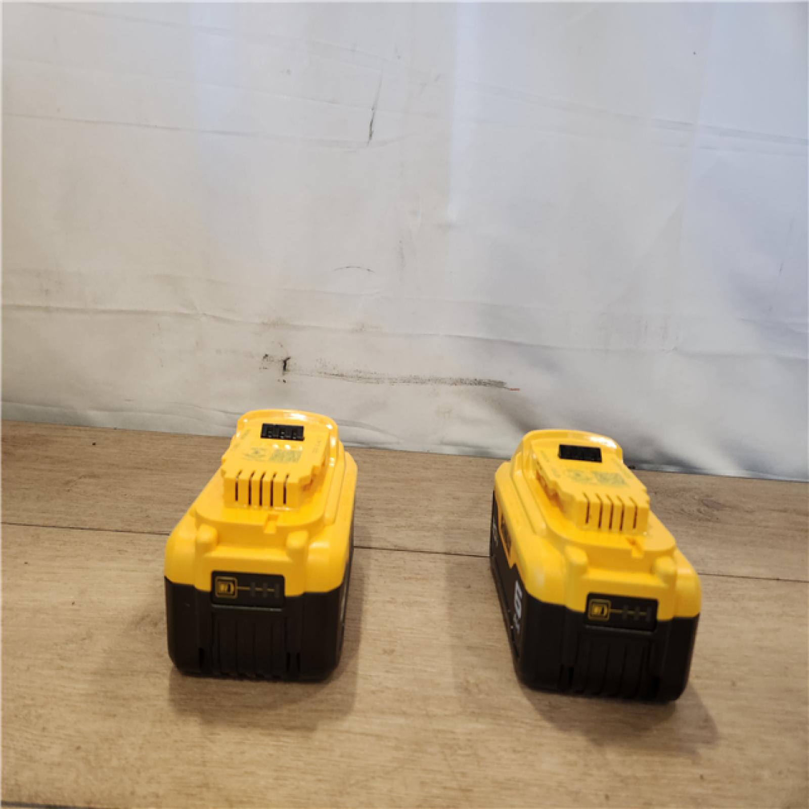 AS-IS- DEWALT FLEXVOLT 20V/60V MAX Lithium-Ion 6.0Ah Battery Pack (2 Pack)