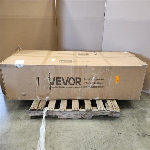 Phoenix NEW VEVOR Crossover Truck Tool Box in Aluminum  72 in. x 20 in. x 14 in.  Heavy Duty with Lock 2025 Update  in Black Diamond