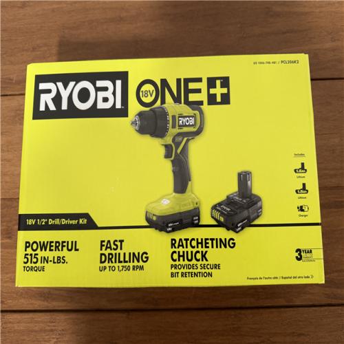 California NEW Sealed Box Ryobi 18V 1/2 Drill/Driver Kit