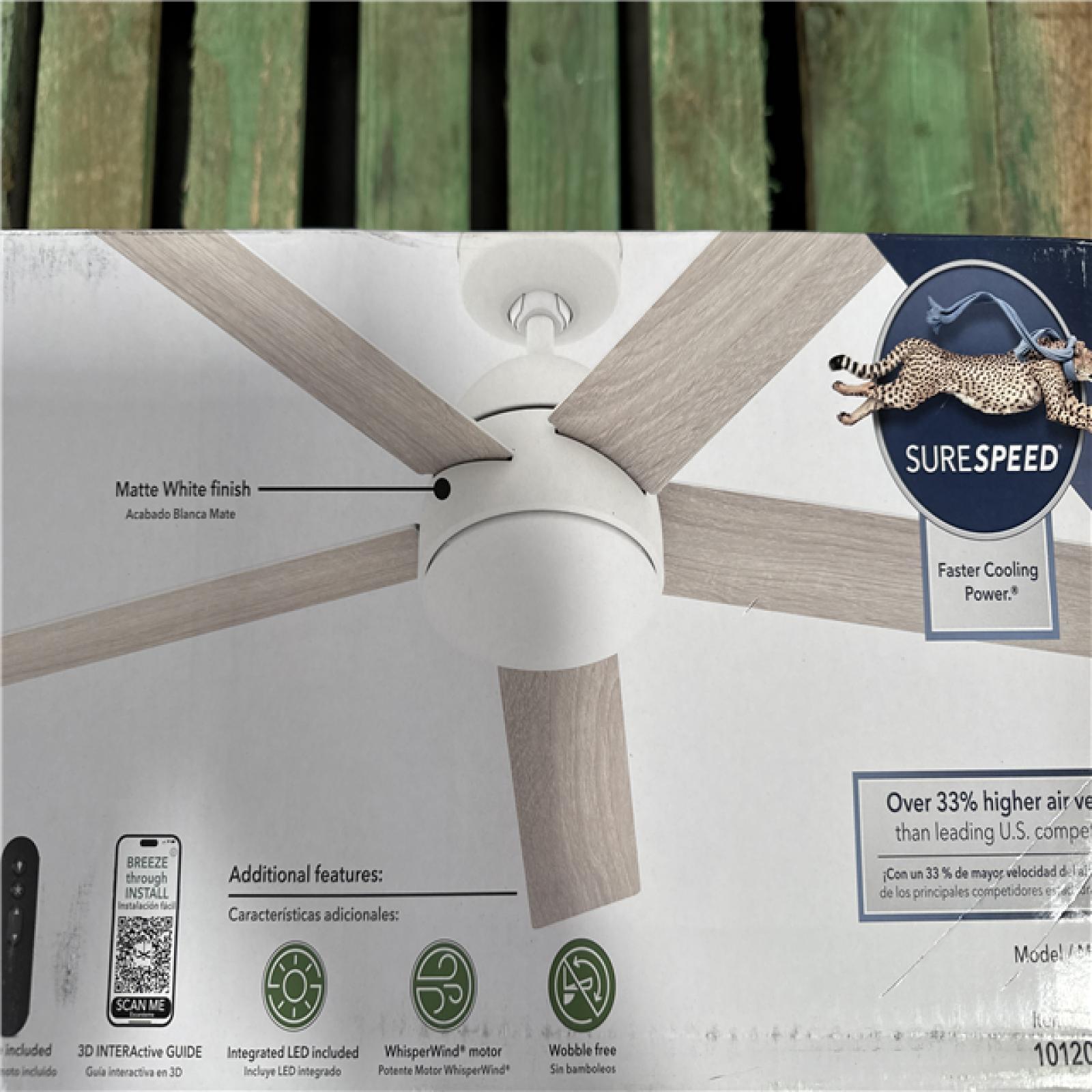 California AS-IS Hunter 52 in. Sierra Ceiling Fan