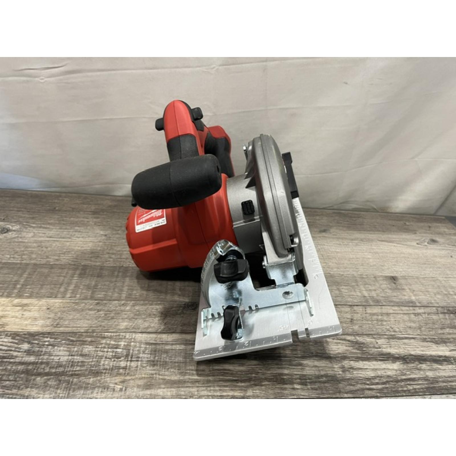 AS-IS Milwaukee 18V Lithium-Ion Cordless 6-1/2 in. Circular Saw (Tool-Only)