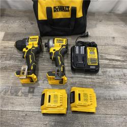 AS-IS DEWALT ATOMIC 20-Volt MAX Lithium-Ion Cordless (2-Tool) Combo Kit