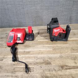HOUSTON LOCATION - AS-IS Milwaukee 12-Volt Lithium-Ion Cordless Green 250 ft. 3-Plane Laser Level Kit