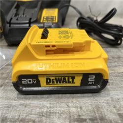 AS-IS DEWALT Atomic 20V Lithium-Ion Cordless Compact 1/2 in. Drill/Driver Kit