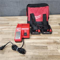 HOUSTON LOCATION - AS-IS Milwaukee 18V Lithium-Ion Cordless Drill Driver/Impact Driver Combo Kit
