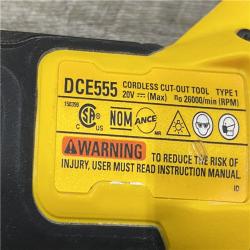 AS-IS DEWALT XR 20V Lithium-Ion Cordless Rotary Drywall Cut-Out Tool (Tool Only)