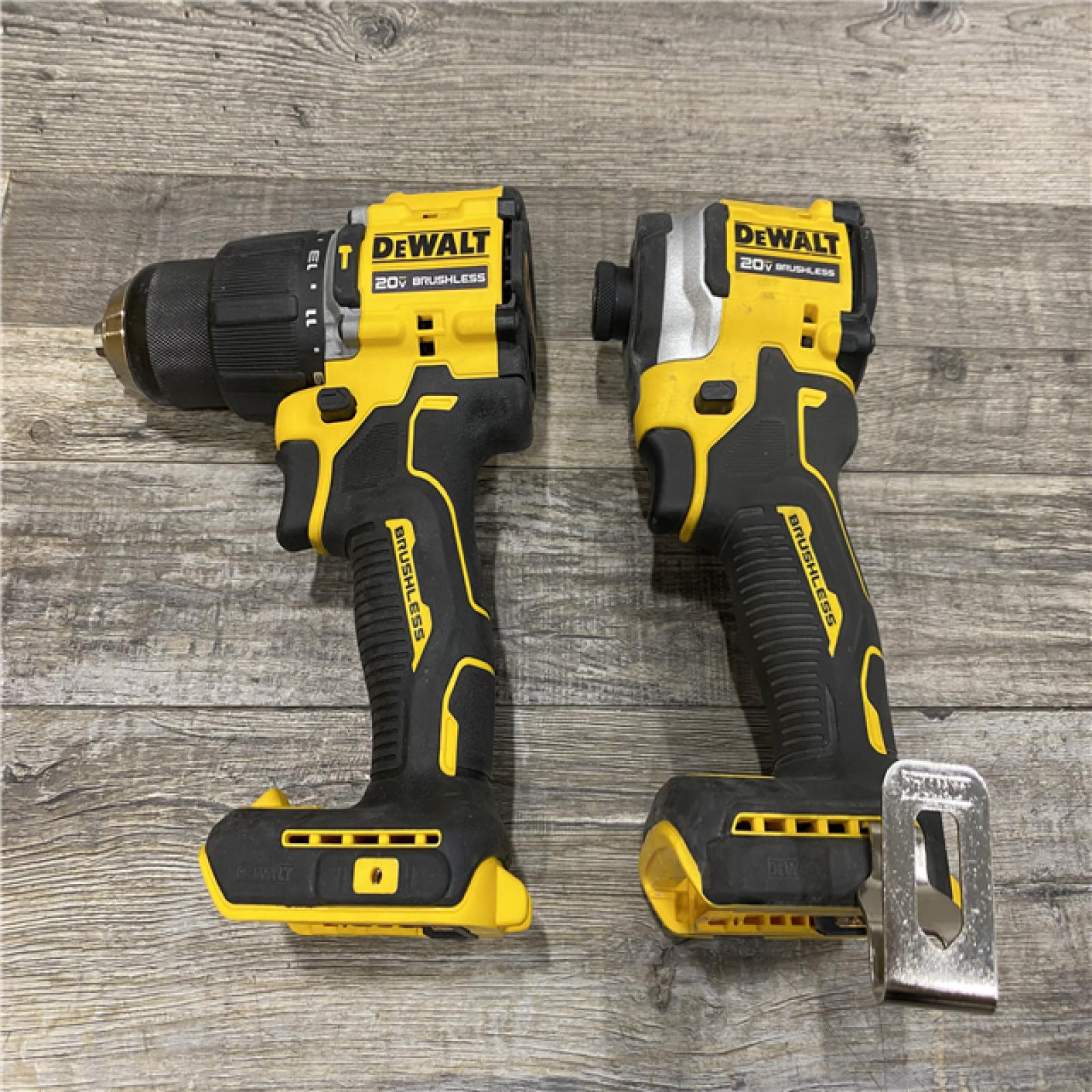 AS-IS DEWALT ATOMIC 20V MAX Lithium-Ion Cordless 2-Tool Combo Kit