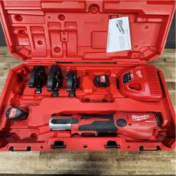 Houston Location AS-IS Milwaukee 12-Volt Lithium-Ion FORCE LOGIC Copper Press Tool Kit