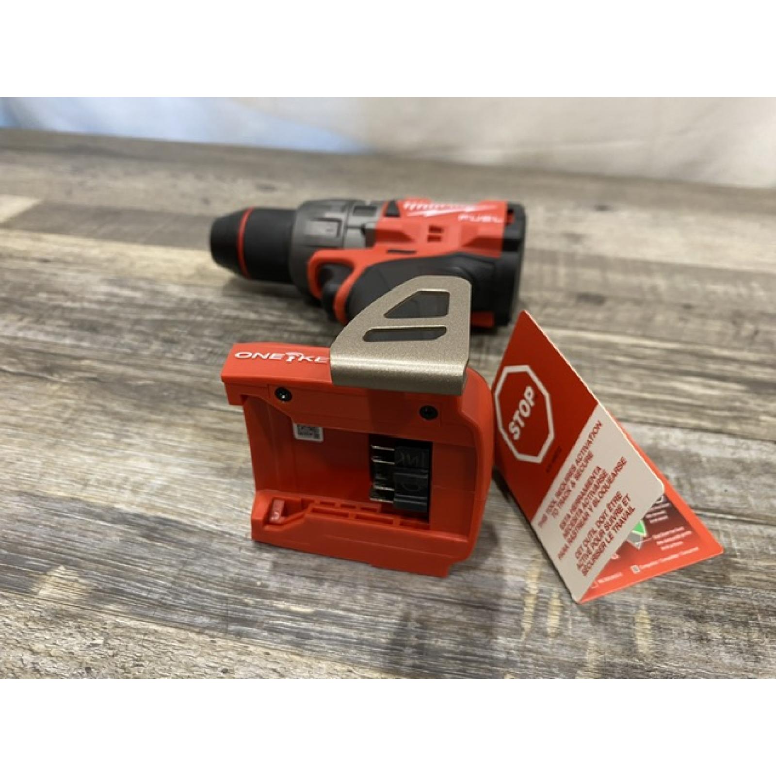 LIKE NEW - Milwaukee FUEL ONE-KEY 18V Lithium-Ion Brushless Cordless 1/2 in. Hammer Drill/Driver (Tool-Only)