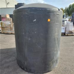 Phoenix AS-IS Tennco Techologies  Inc 1700 Gal. Black Vertical Water Storage Tank
