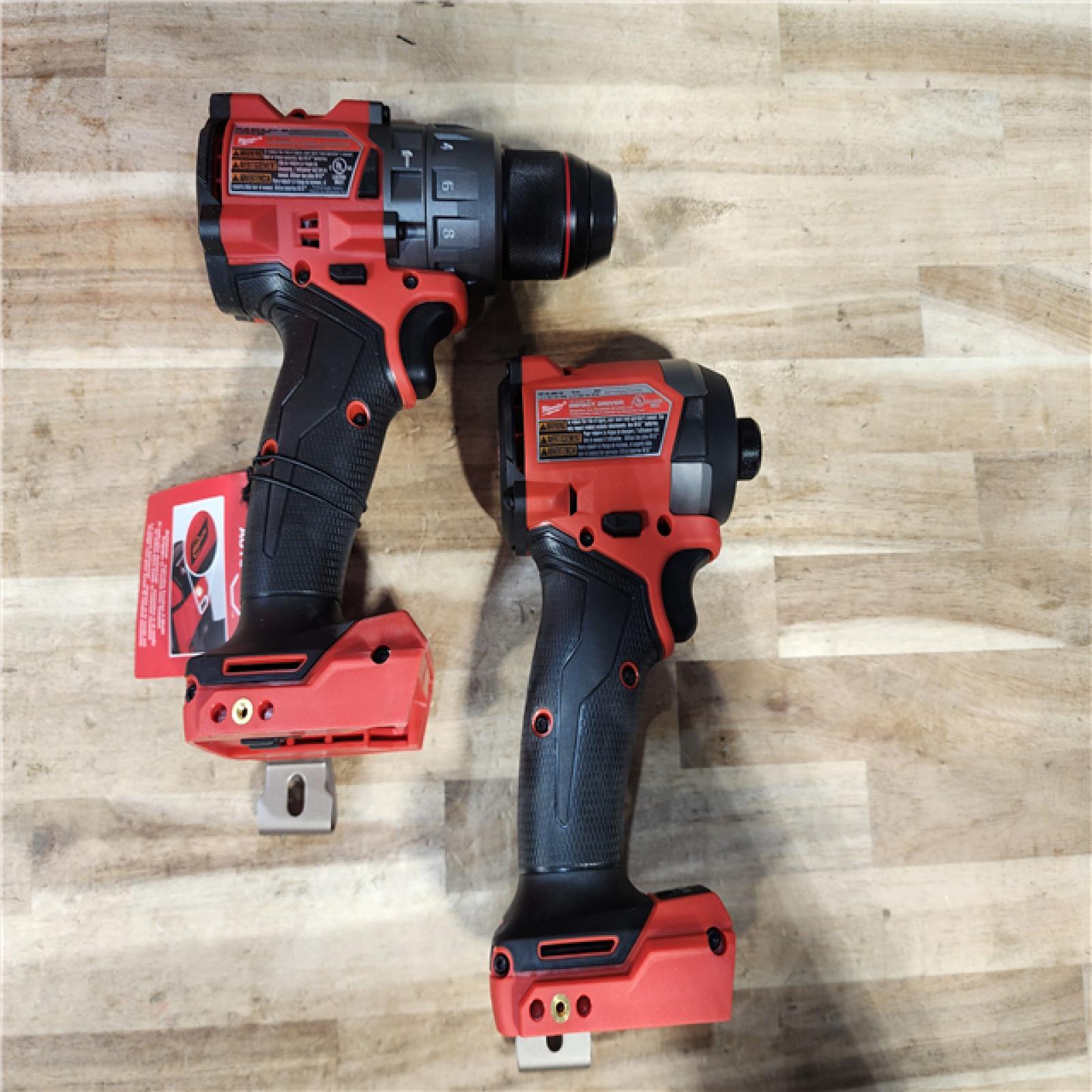 HOUSTON LOCATION - AS-IS (APPEARS LIKE NEW) Milwaukee FUEL 18V Lithium-Ion Brushless Cordless Hammer Drill and Impact Driver Combo Kit