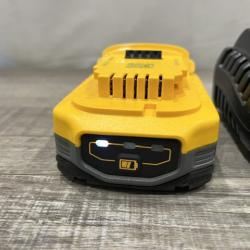 AS-IS DEWALT 20V MAX XR POWERSTACK Lithium-Ion Battery Starter Kit with 3.5Ah Battery and Charger