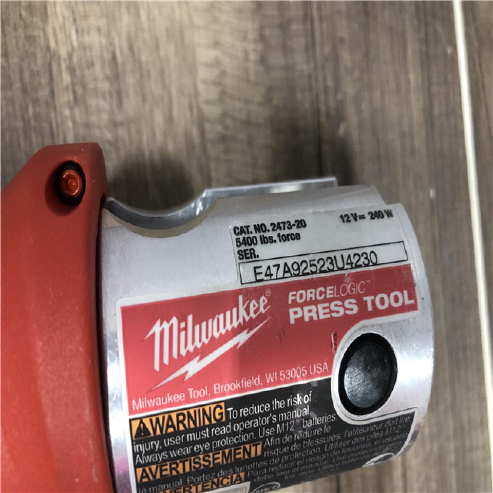 AS-IS Milwaukee 12-Volt Lithium-Ion Force Logic Cordless Press Tool Kit