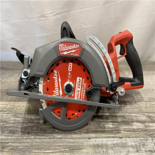 AS-IS Milwaukee FUEL 18V Lithium-Ion Cordless 7-1/4 in. Rear Handle Circular Saw (Tool-Only)