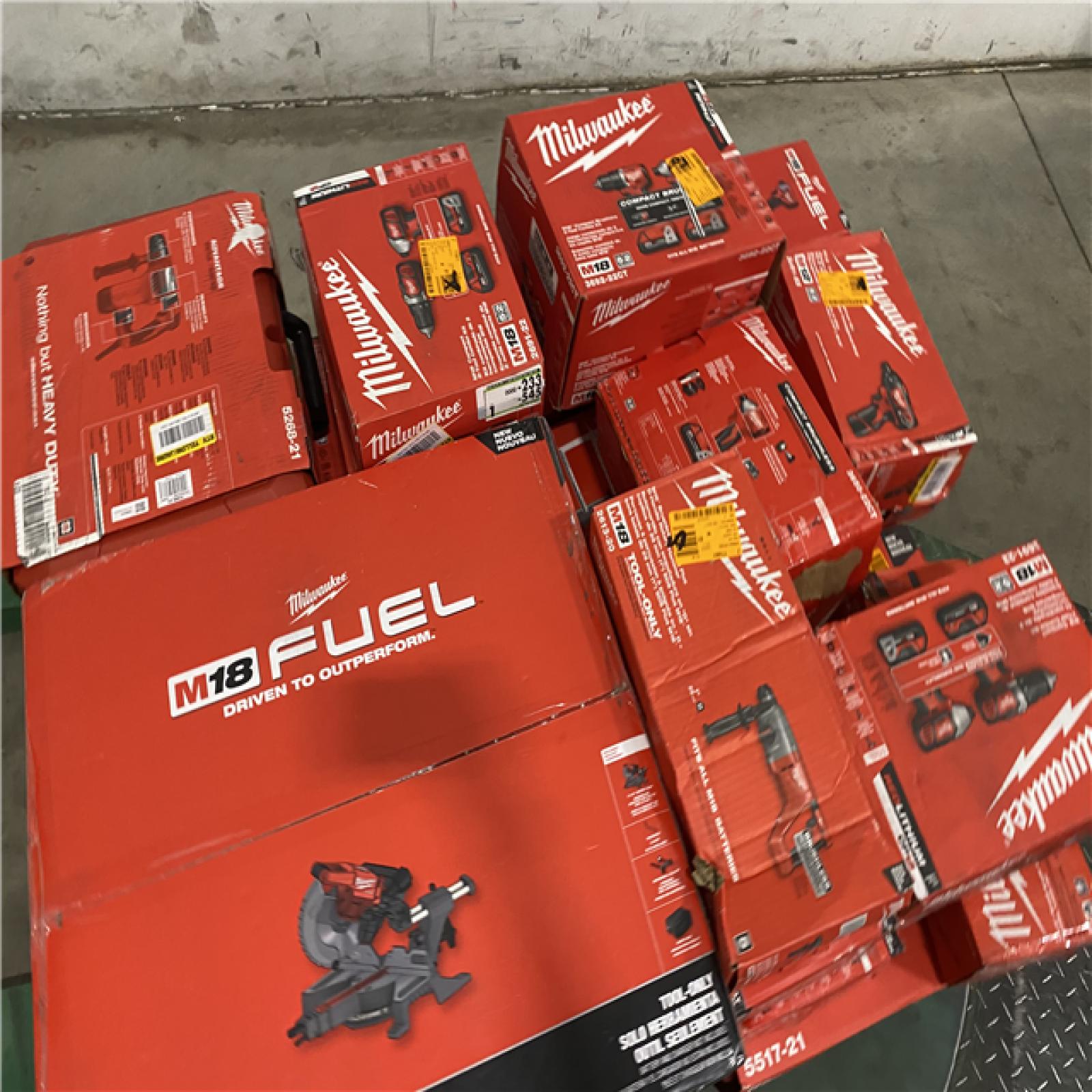 Dallas Location - As-Is MILWAUKEE Tool Pallet