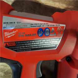 HOUSTON LOCATION - AS-IS Milwaukee 2540-20 12V 23 Gauge Cordless Pin Nailer (Tool Only)