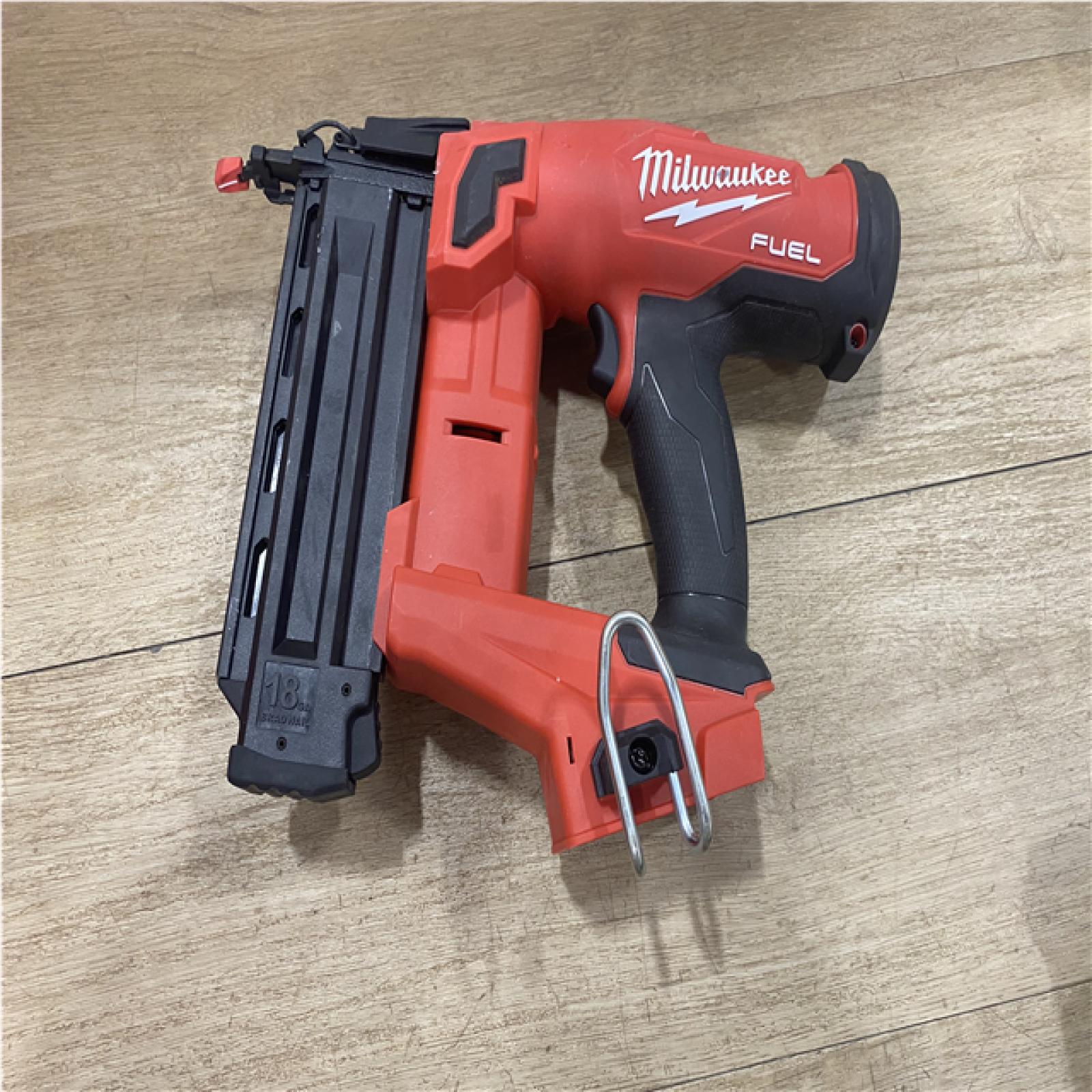 AS-IS Milwaukee FUEL 18-Volt Lithium-Ion Brushless Cordless Gen II 18-Gauge Brad Nailer (Tool-Only)