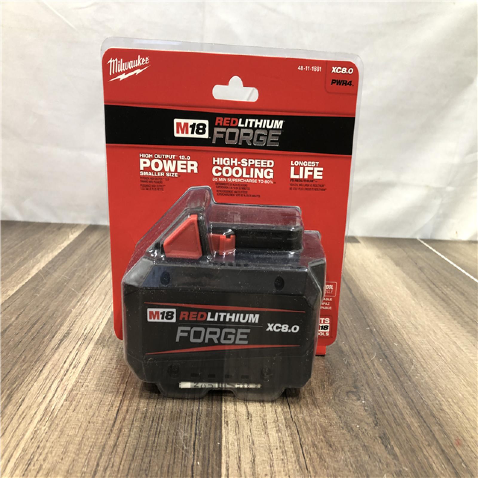 NEW- Milwaukee 18V Lithium-Ion REDLITHIUM FORGE XC 8.0 Ah Battery Pack