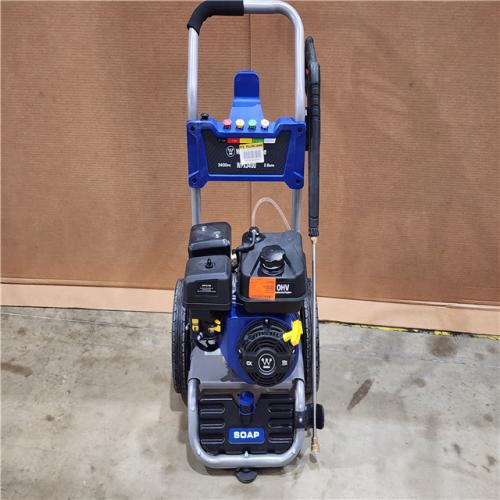 HOUSTON LOCATION - AS-IS Westinghouse 3400-PSI  2.5-GPM Gas Pressure Washer with 5 Nozzles & Soap Tank