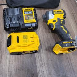 GOOG DeWalt 20V MAX ATOMIC 1/4 in. Cordless Brushless 3-Speed Impact Driver Kit (Battery & Charger)