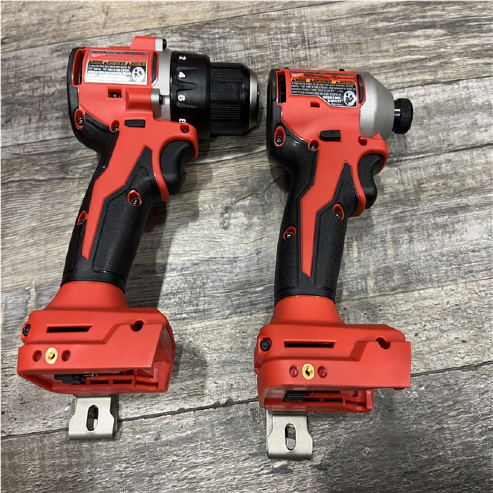 AS-IS Milwaukee 18V Lithium-Ion Brushless Cordless Compact Drill/Impact Combo Kit