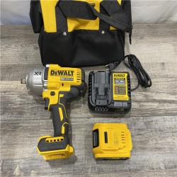 AS-IS DEWALT 20V MAX Lithium-Ion Cordless 1/2 in. Impact Wrench Kit